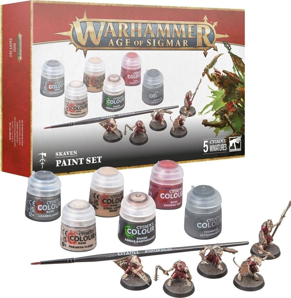 Games Workshop Warhammer Age of Sigmar - Skaven & Paint Set
