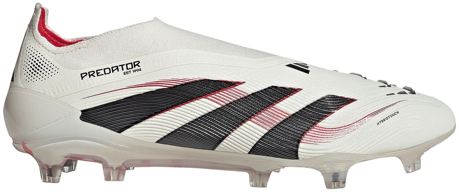 Adidas Predator Elite Laceless FG (ID3872) off white/core black/pure ruby