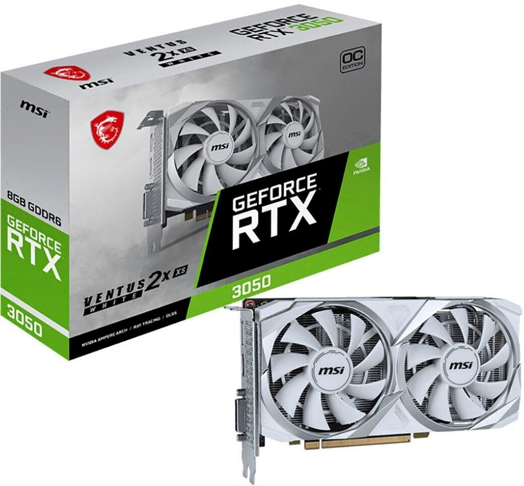 MSI GeForce RTX 3050 VENTUS 2X XS 8G OC White