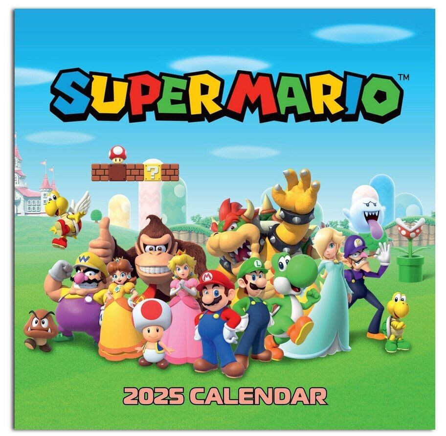 Buy Danilo Nintendo Super Mario 2025 Wall calender from £7.04 (Today