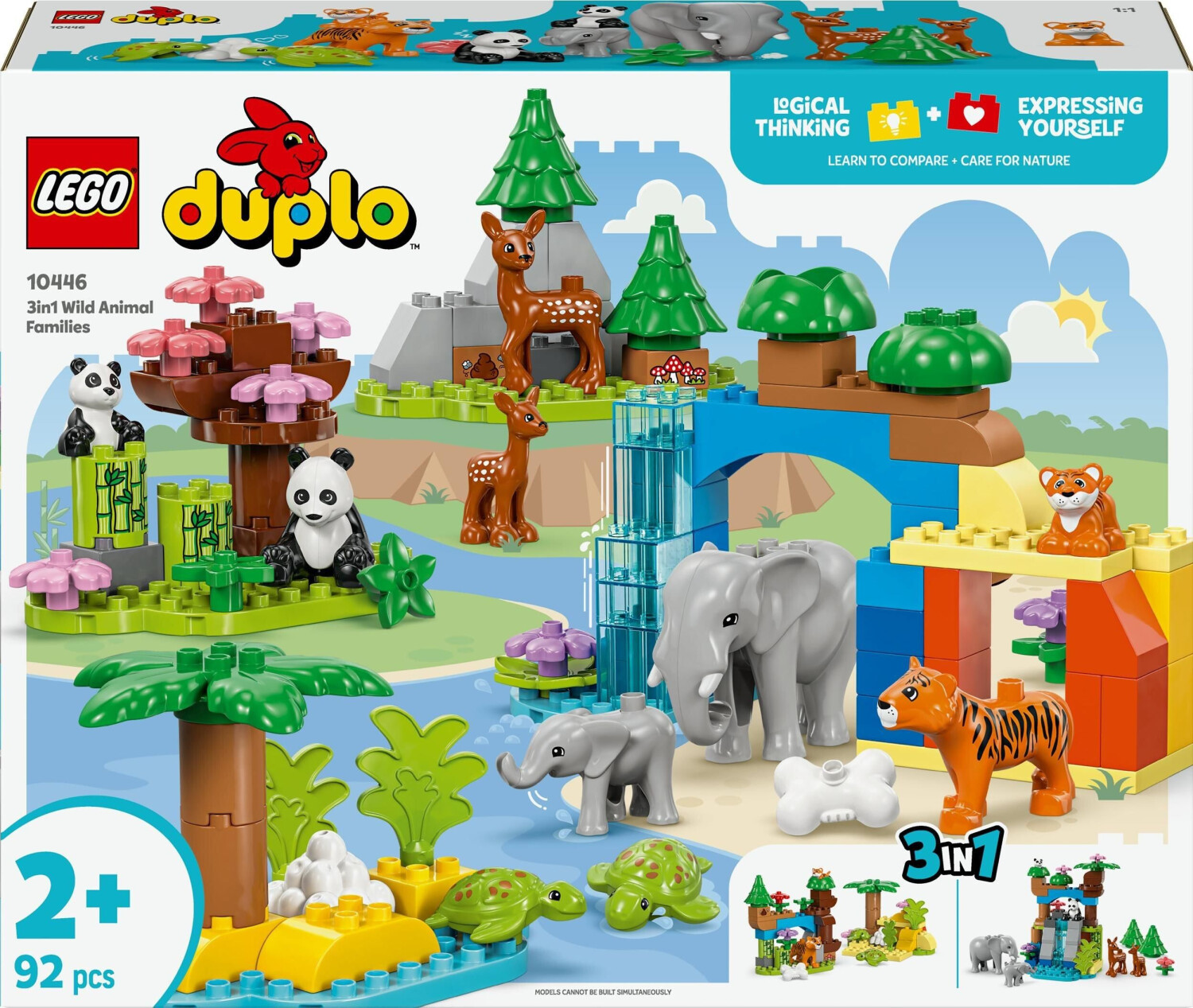 LEGO Duplo - Familles d’animaux sauvages 3-en-1 (10446)
