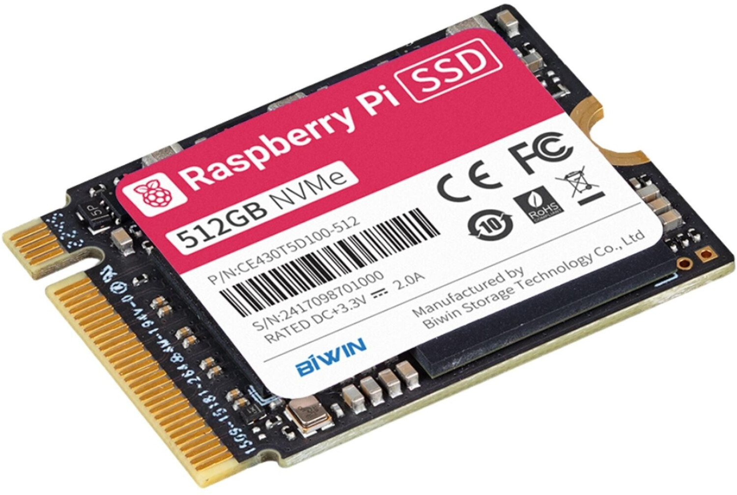 Raspberry Pi NVMe M.2 2230