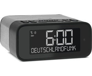 Radio-réveil TechniSat TECHNIRADIO 50 - DAB+ Et FM | Double Alarme, écran LCD Rétroéclairé | Prise Casque | Alimentation USB | Noir