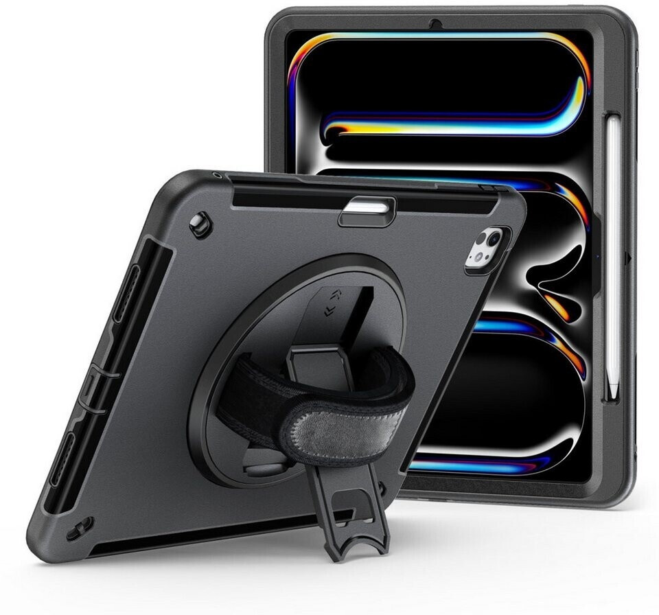 4smarts Rugged Case GRIP iPad Pro 13 (M4) 2024 Black