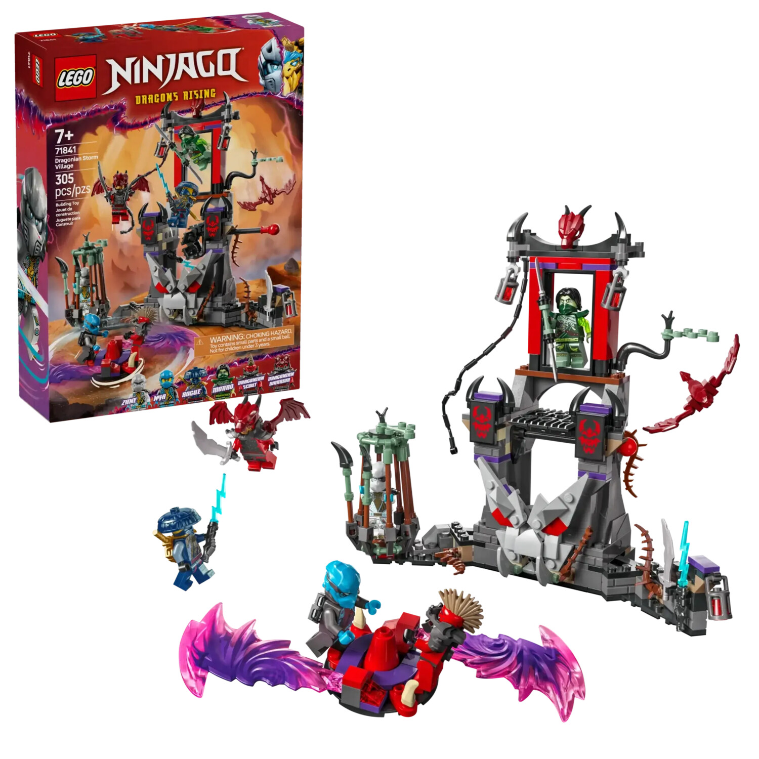 LEGO Ninjago - Le village de la tempête draconique (71841)