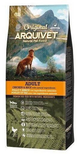 Arquivet Original Adult croquettes pour chien poulet/riz (12 kg)