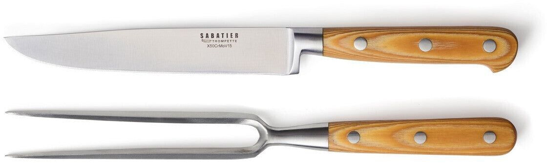 Sabatier Trompette Couteau et fourchette à découper Essentiel