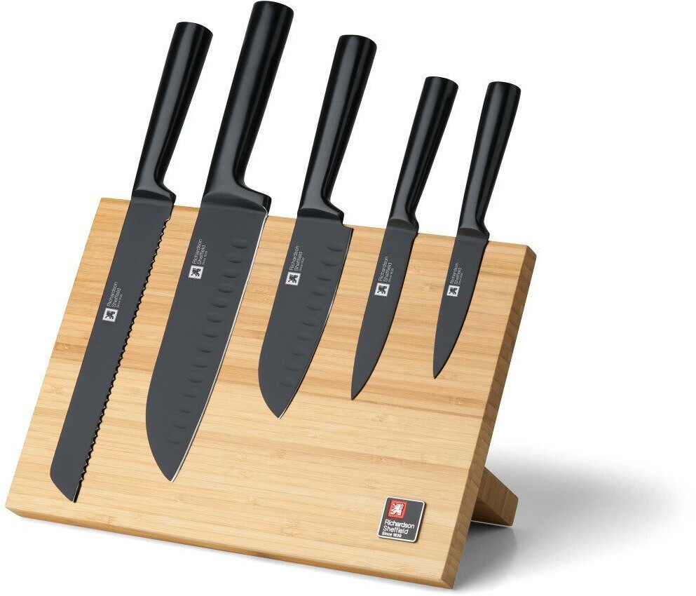 Richardson Sheffield Bloc 5 couteaux de cuisine Nox