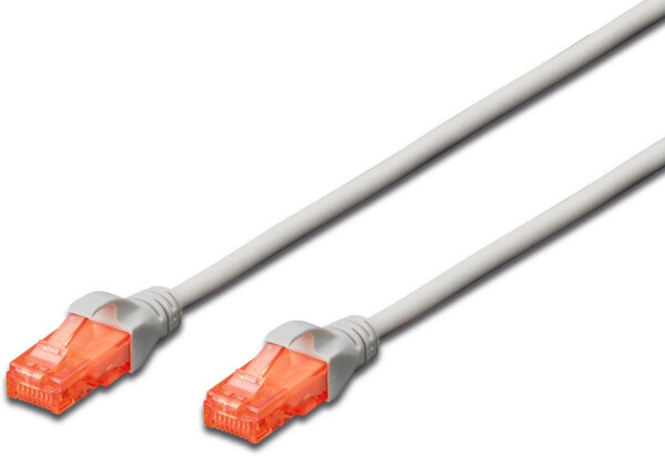 Digitus Professional Patch-Kabel RJ-45 (M) bis RJ-45 (M) 50cm UTP CAT 6e Grau (DK-1617-005), Bild 3