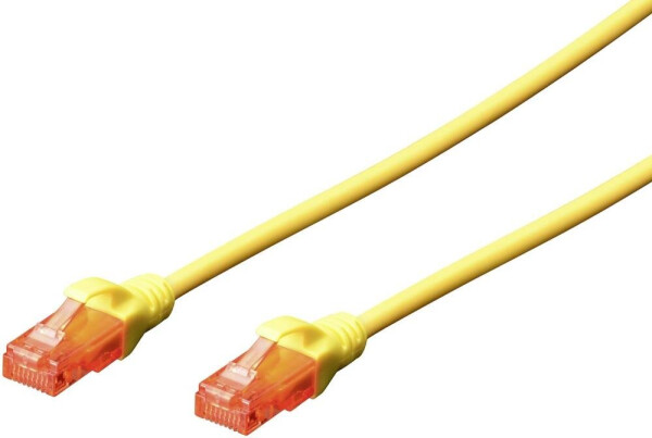 Digitus Professional Patch-Kabel RJ-45 (M) bis RJ-45 (M) 2,0m UTP CAT 6e Gelb (DK-1612-020/Y), Bild 4