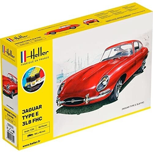Heller Starter Kit Jaguar Type E 3L8 FHC (56709)