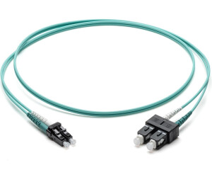Corning LWL-Patchkabel LC/SC OM3 50/125,2m türkis (F055702T2Z20002M)