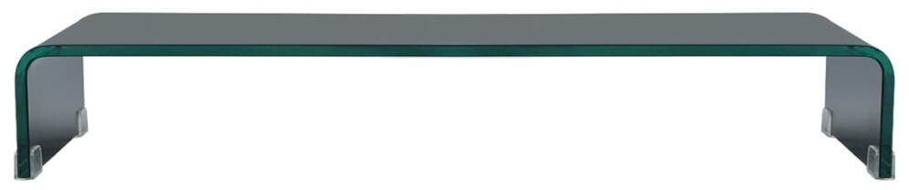 vidaXL TV table/screen raiser glass 90x30x13 cm (244138)