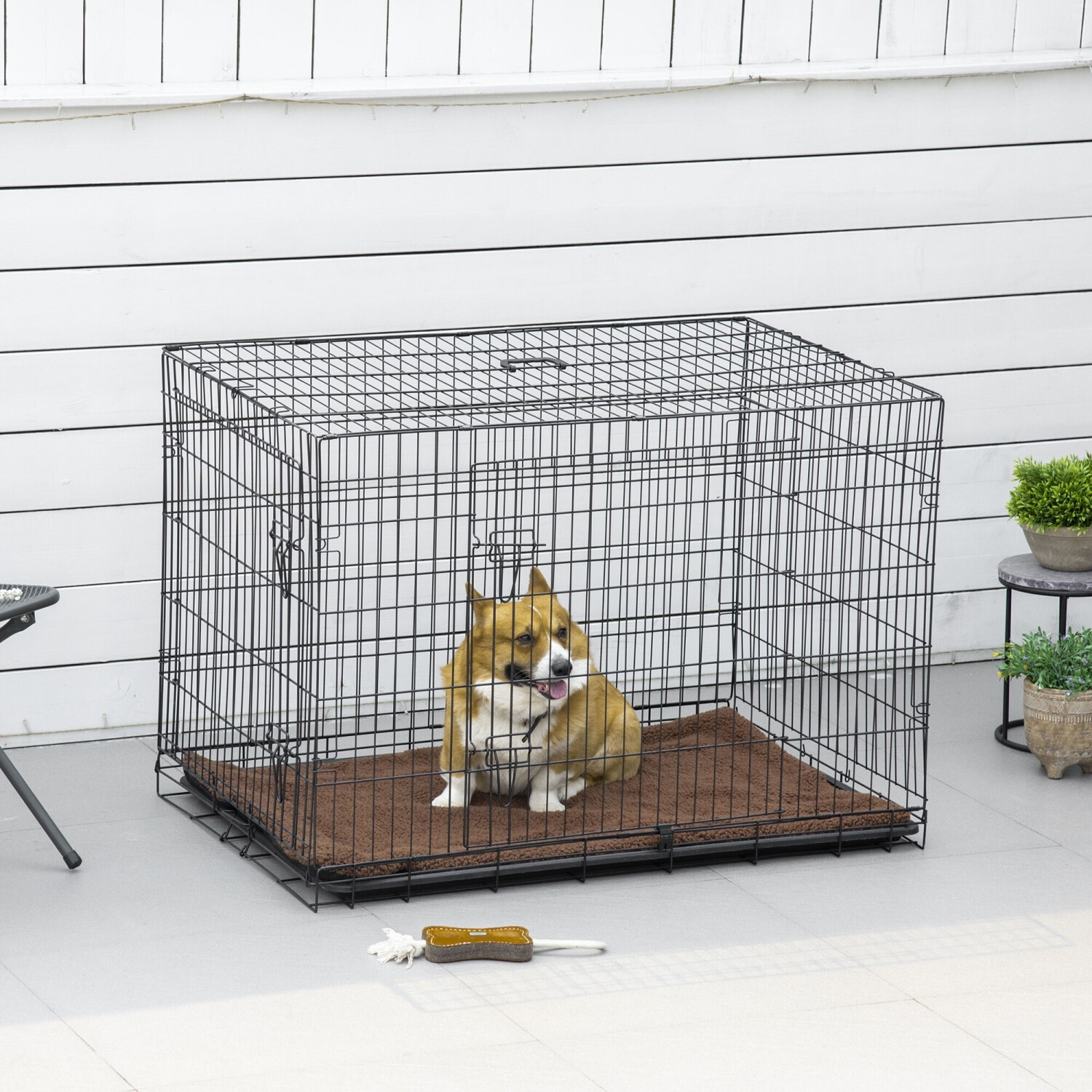 Pawhut Caisse de transport pour chien