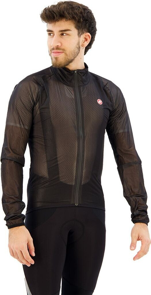 Castelli Squall Shell Jacke light black silbergrau