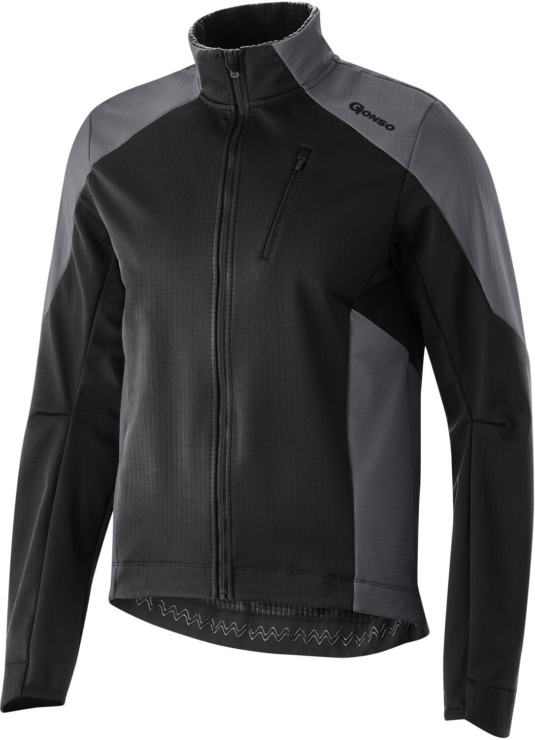 Gonso Trail Jacket Softshell schwarz mercurygrey M20152