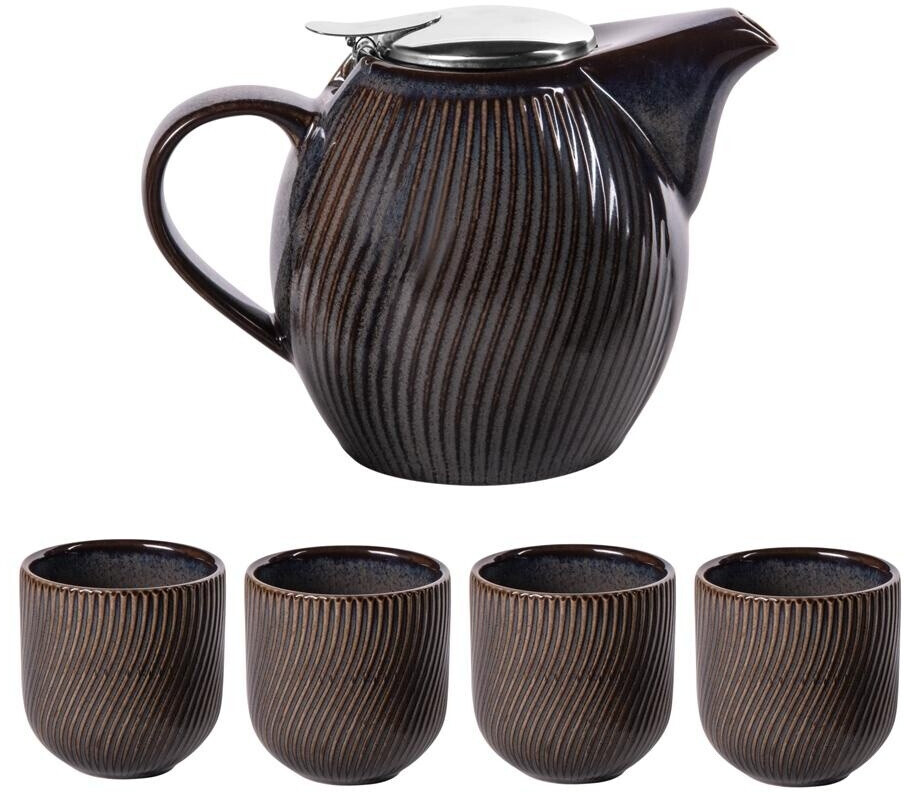 Table Passion Coffret théière en grès Mao 0,9 L