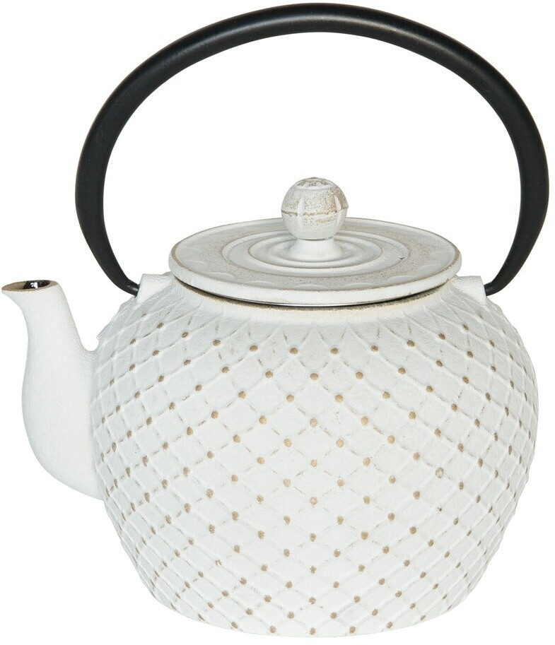 Table Passion Théière en fonte Hokkaïdo 1,2 L blanche