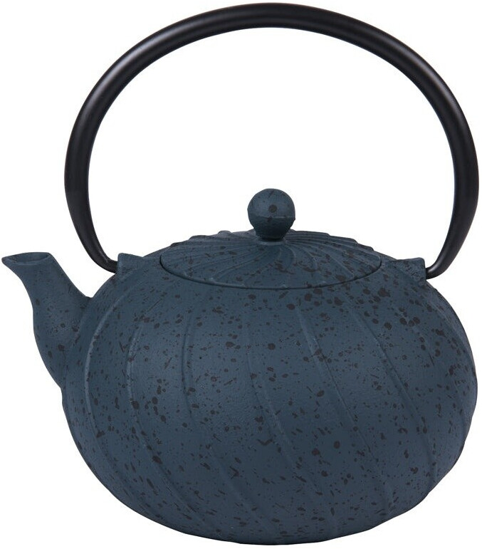Trend´up Théière en fonte Spirale 1,2 L bleu