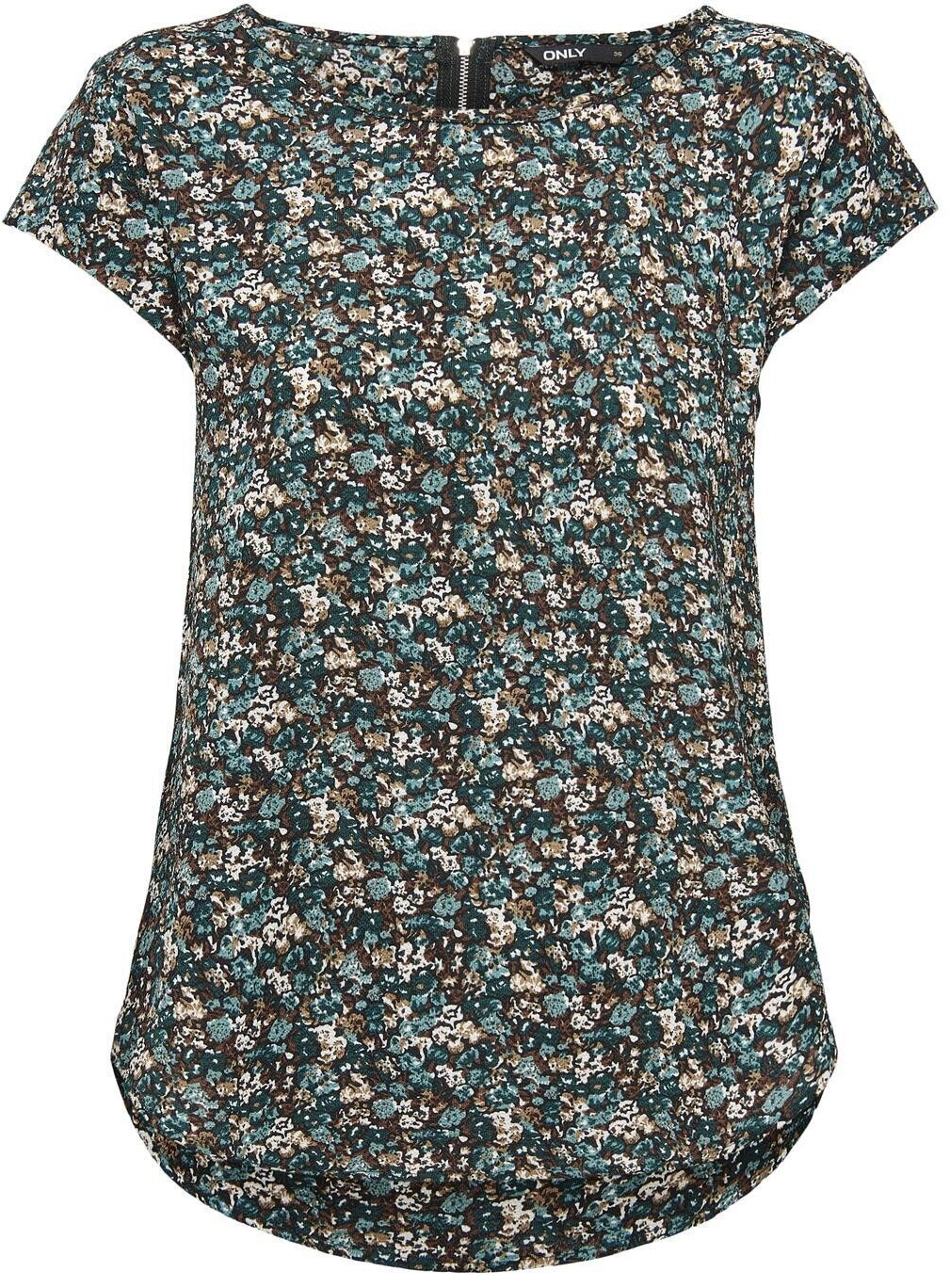 Only ONLVIC SS AOP TOP NOOS PTM T-Shirt balsam grün aop fall ditsy ab ...
