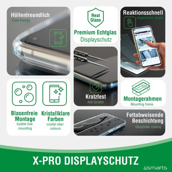 4smarts Displayschutzfolie Second Glass X-Pro Clear für iPhone 13, Bild 6