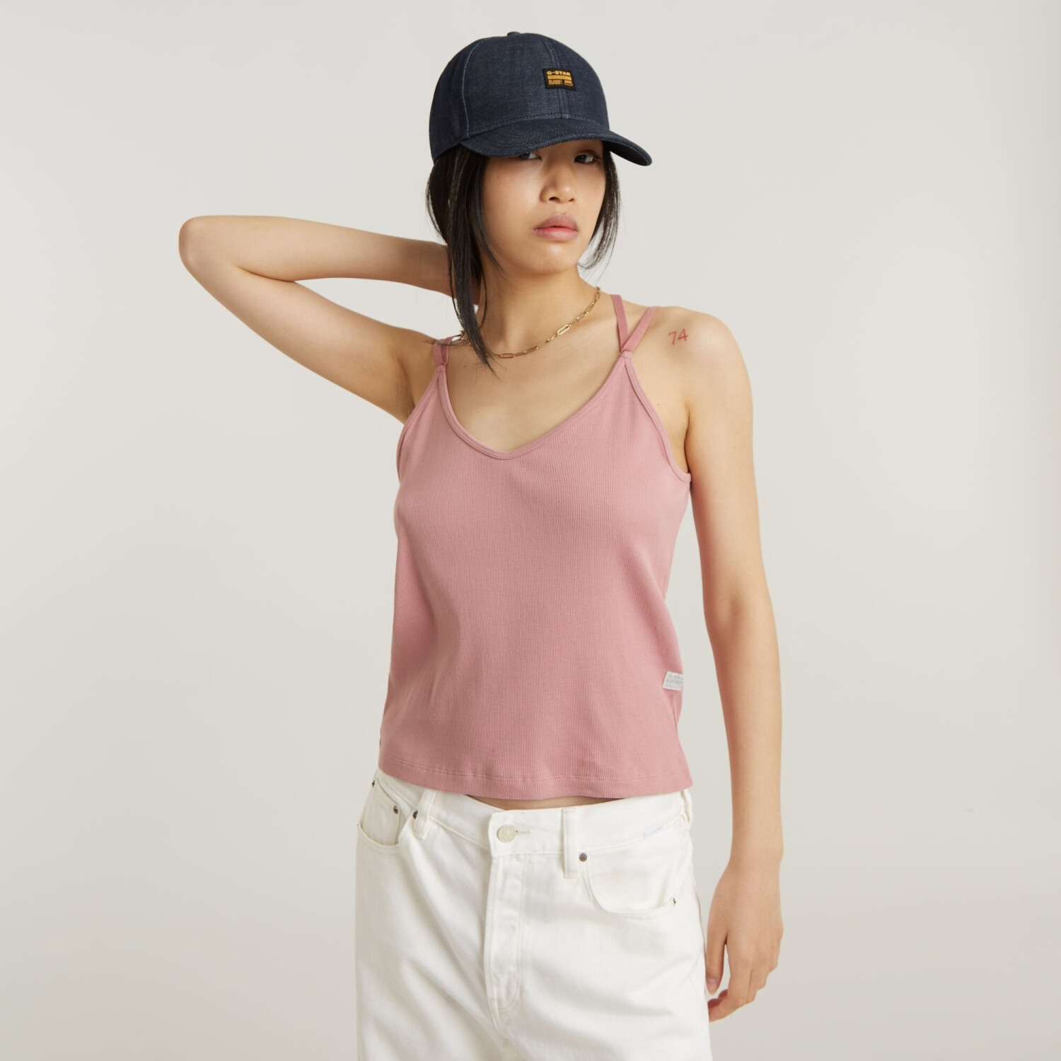 G Star Spaghetti Strap armelloses T shirt D24518 5268 9824 ab 18 27 Preisvergleich bei idealo