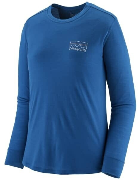 Patagonia L S Cap Cool Merino Graphic Shirt Fitz Roy Strata endless blue