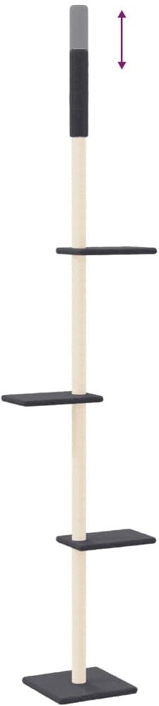vidaXL Arbre à chat gris foncé vidaXL Arbre à chat gris foncé