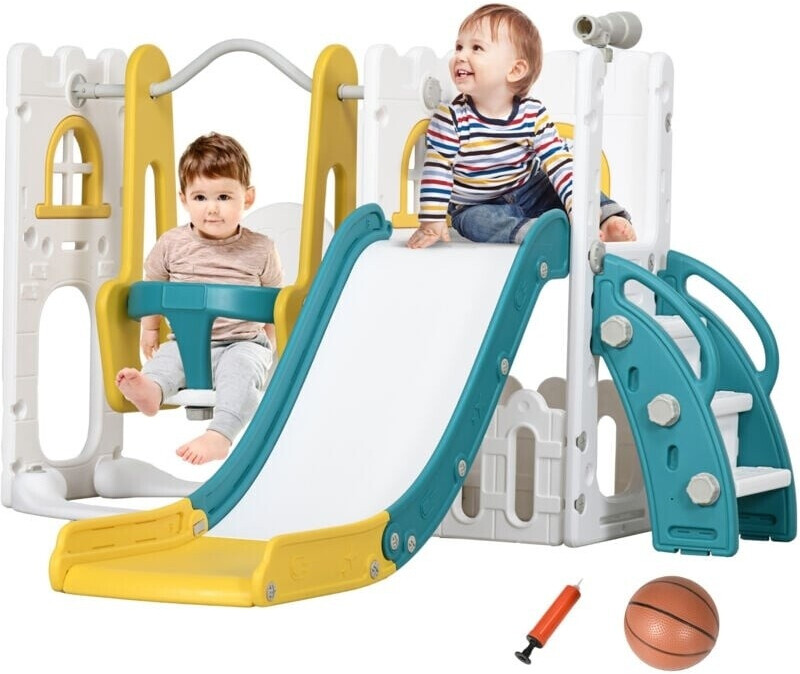 Tobogan y columpio infantil 2025