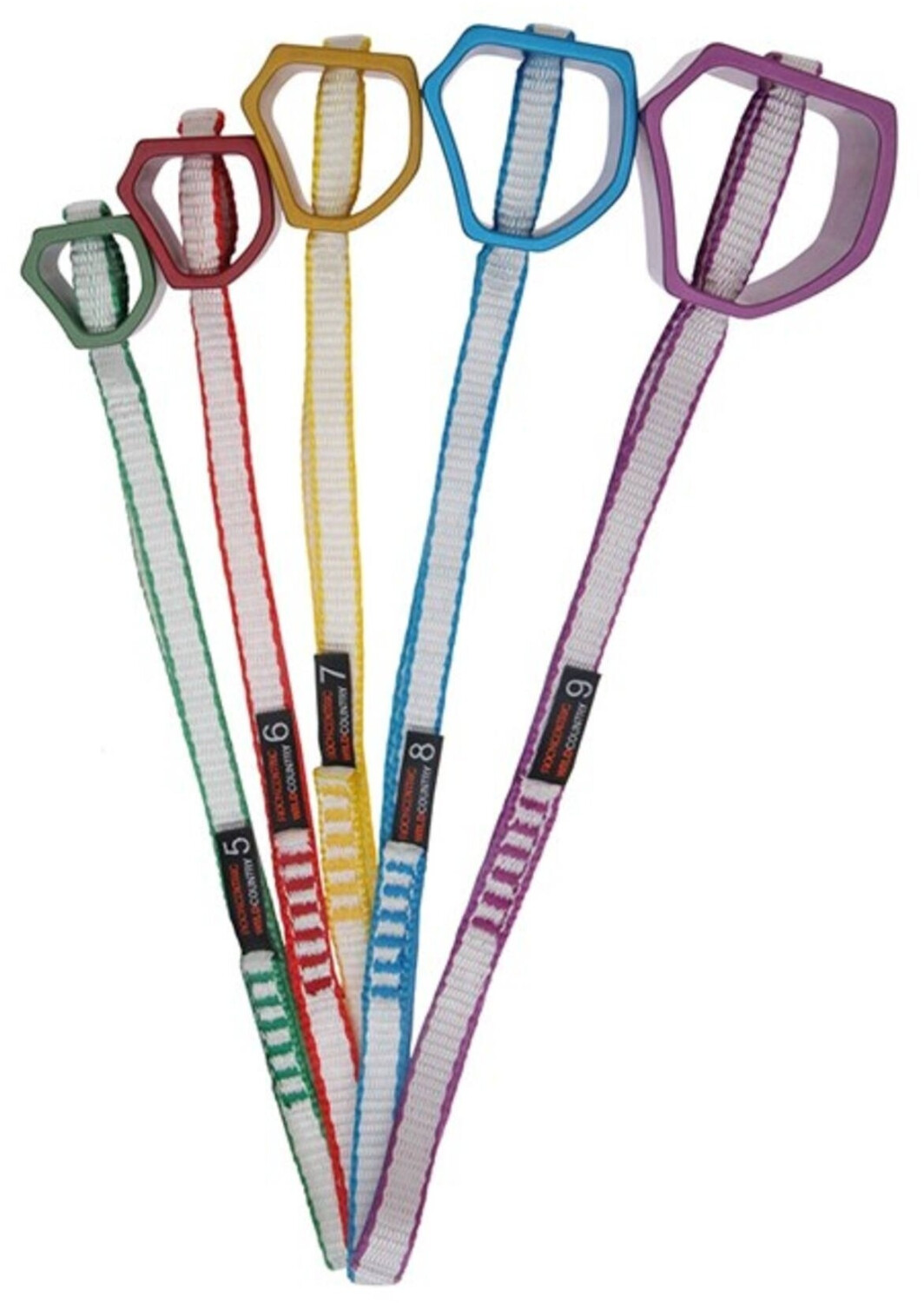 Wild Country Pack crochets Rockcentrics multicolore
