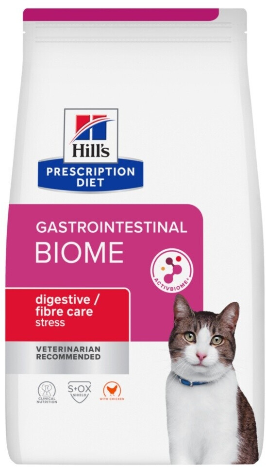 Hill's Prescription Diet Gastrointestinal Biome Stress croquettes pour chat poulet (3 kg)