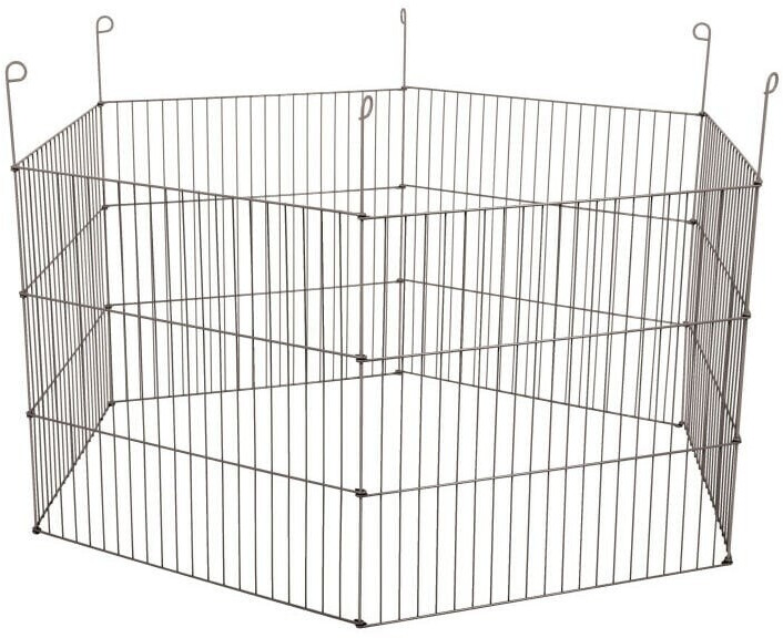 Zolux Parc métal extérieur hexagonal gris (275 007)