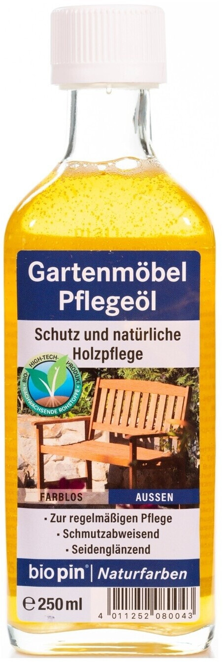 Biopin GartenmöbelPflegeöl Farblos 250 ml ab 7,99 € Preisvergleich