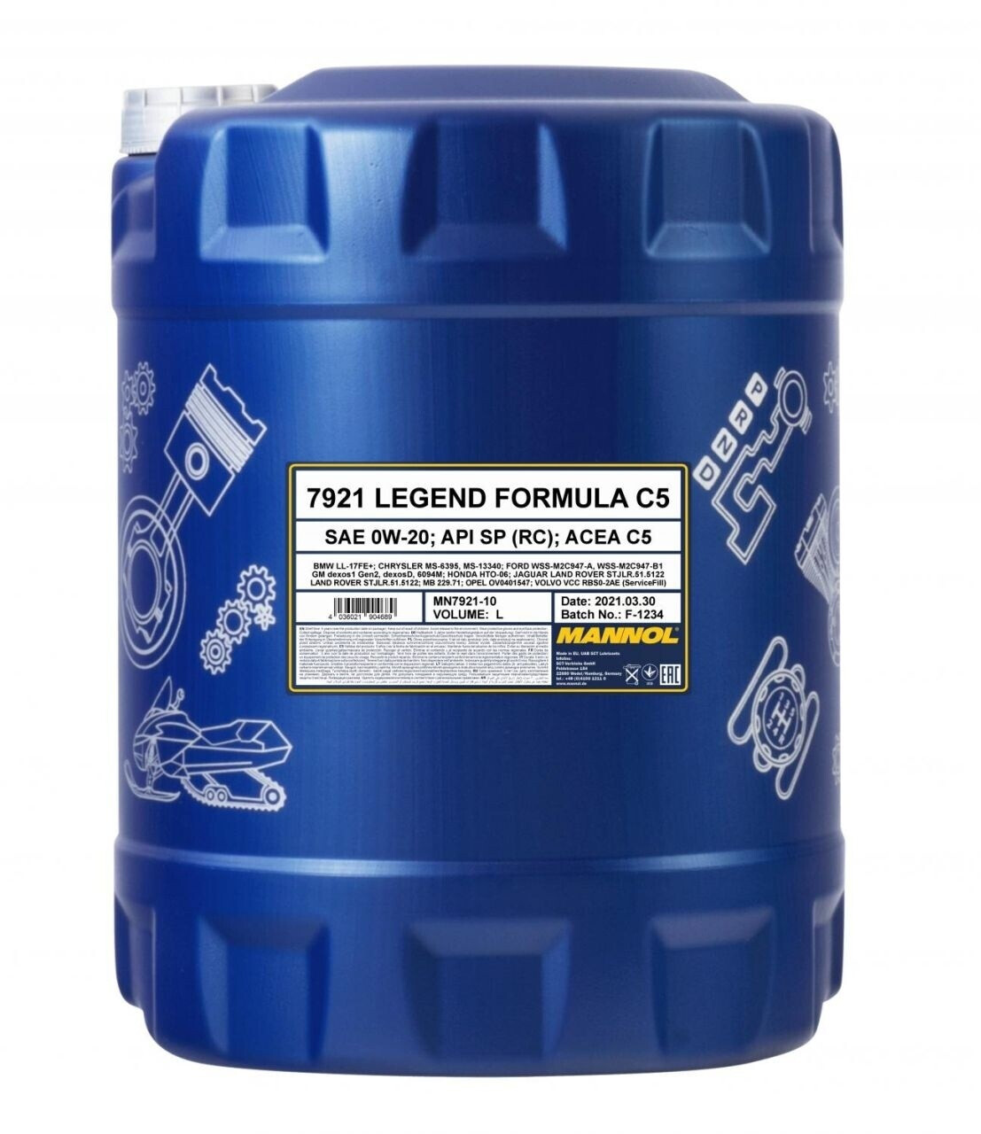 Mannol Legend Formula C5 0W-20 (10 l)