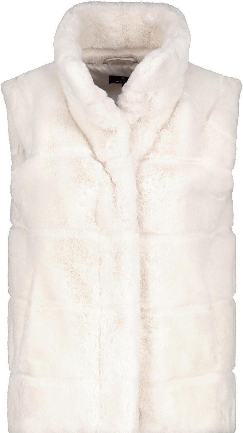 Kunstfellweste Monari Fellweste Schwarz Monari Kunstfell-Weste