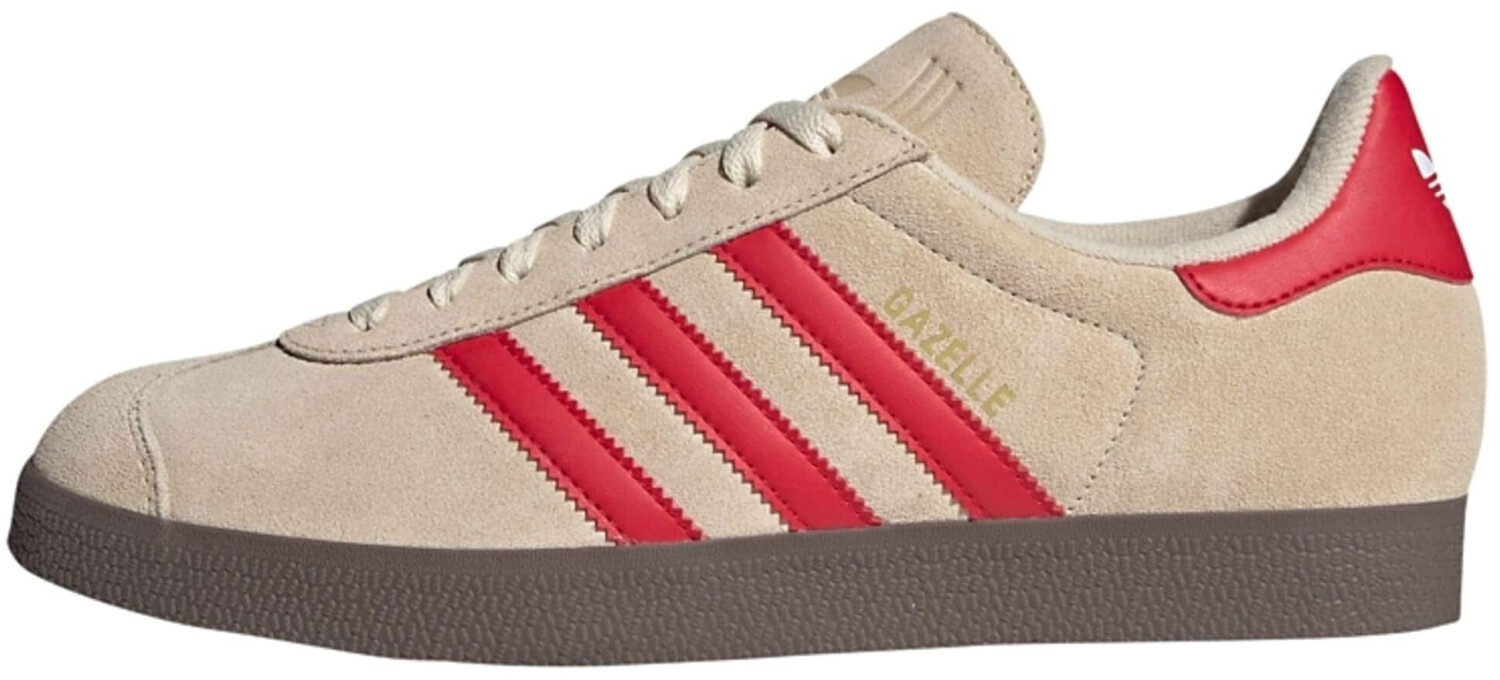 Adidas Gazelle sand strata/better scarlet/cloud white