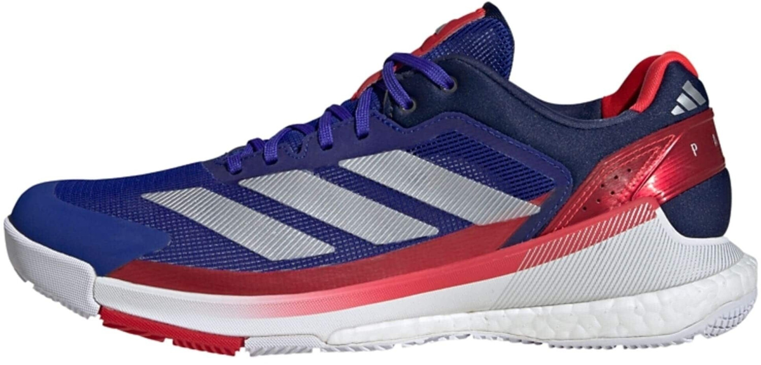 Adidas Crazyquick Boost Padel Shoes lucid blue/silver metallic/cloud white