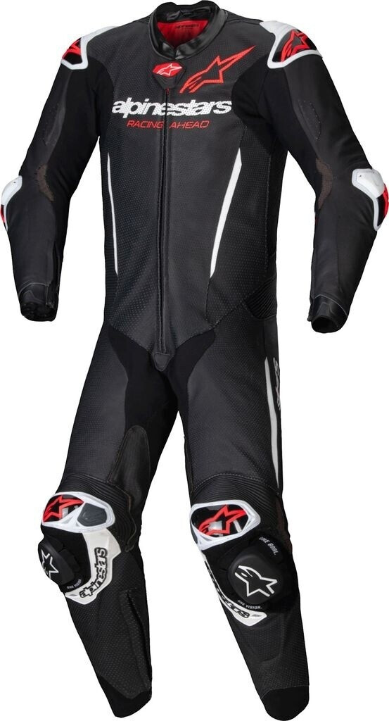 Alpinestars GP-R7 Leather Suit 1pc. black/white/red fluo