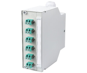 Metz Connect 15024A57706-E OpDAT REGpro splice 6x LC-D OM3 (aqua) lichtgrau R