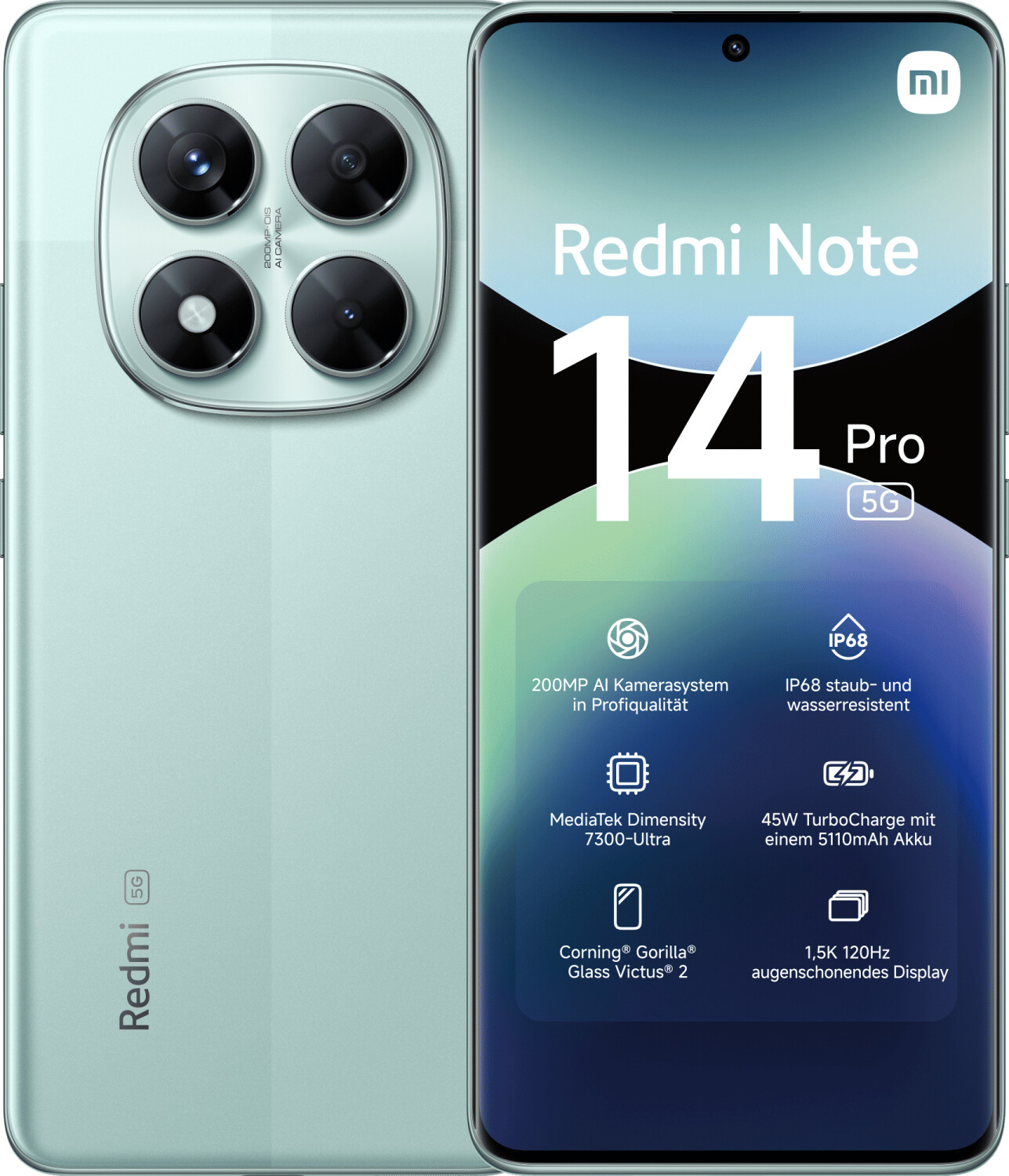 Xiaomi Redmi Note 14 Pro 5G 256GB Ivy Green