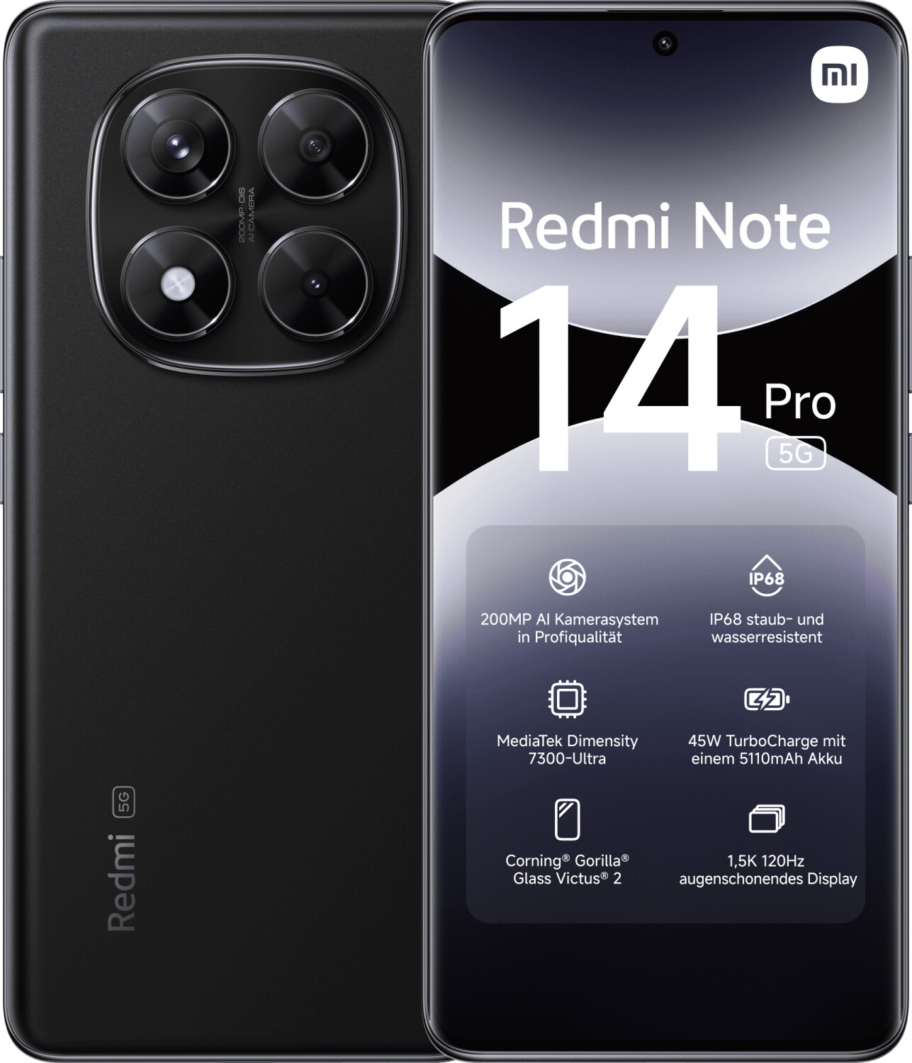 Xiaomi Redmi Note 14 Pro 5G 256GB Titan Black