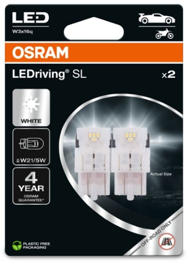 Osram W21/5W LEDriving SL White (7515DWP-2BL)