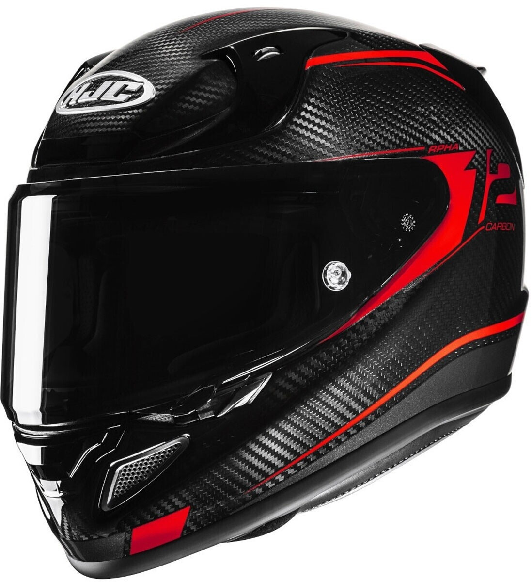 HJC Rpha 12 Carbon Keres Black/Red