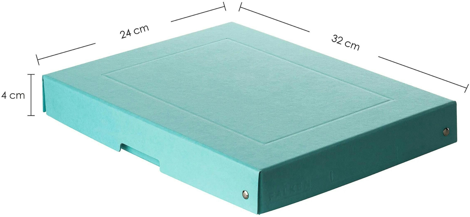 Porte-revues Végan FALKEN Pure - Carton Non Traité Format A4/C4 - 7,5 Cm Large - Fabriqué En Allemagne