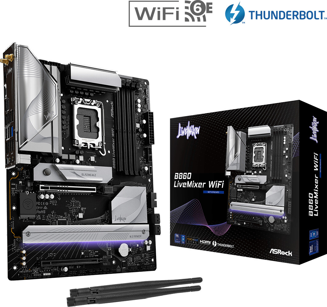 ASRock B860 LiveMixer WiFi