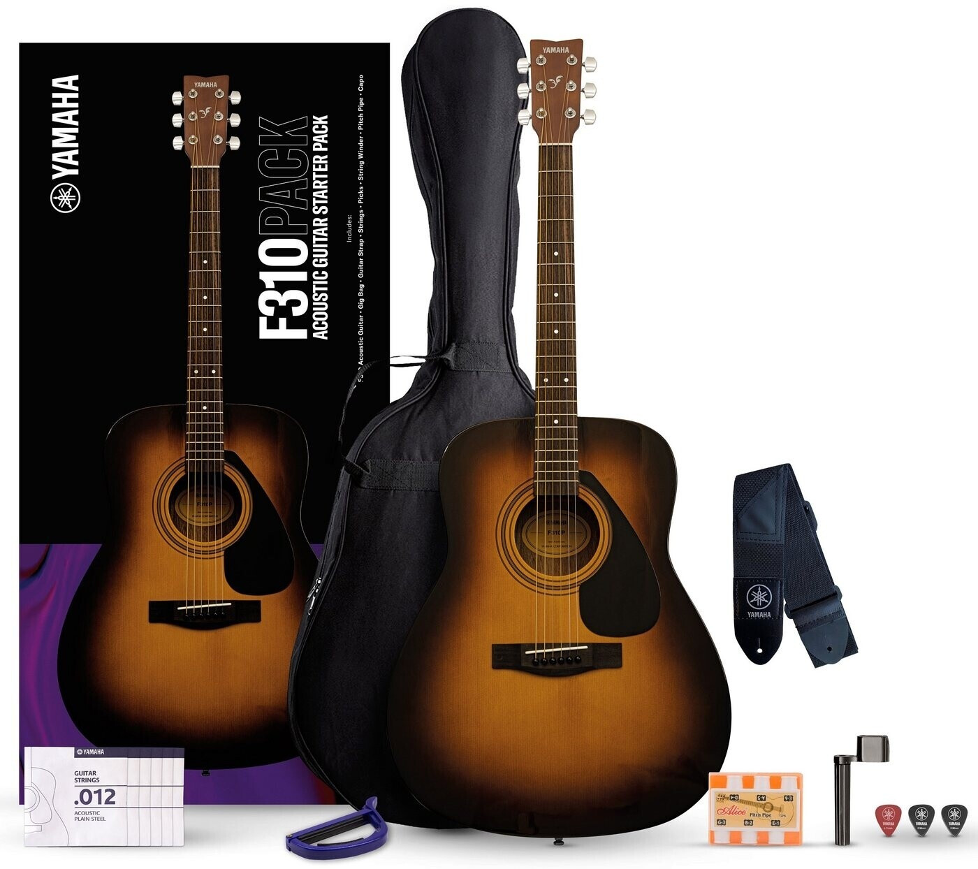 Yamaha F310PII TBS Tobacco Sunburst