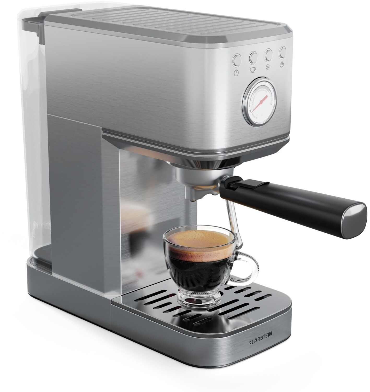Klarstein SteelPresso Slim Espressomaschine stainless steel