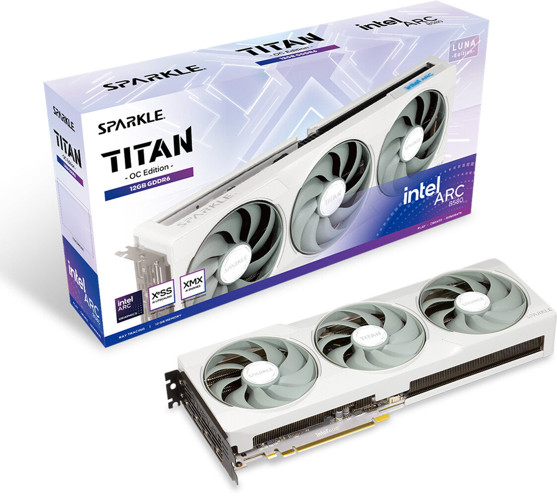 Sparkle Arc B580 Titan Luna OC