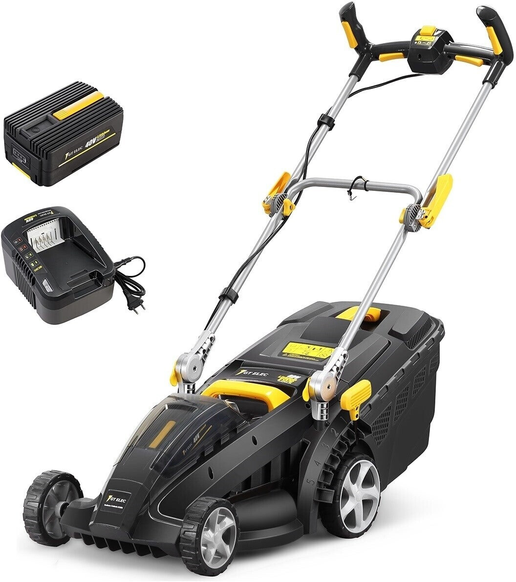 GT ELEC Tondeuse sans fil 40 V (avec batterie 4 Ah et chargeur)