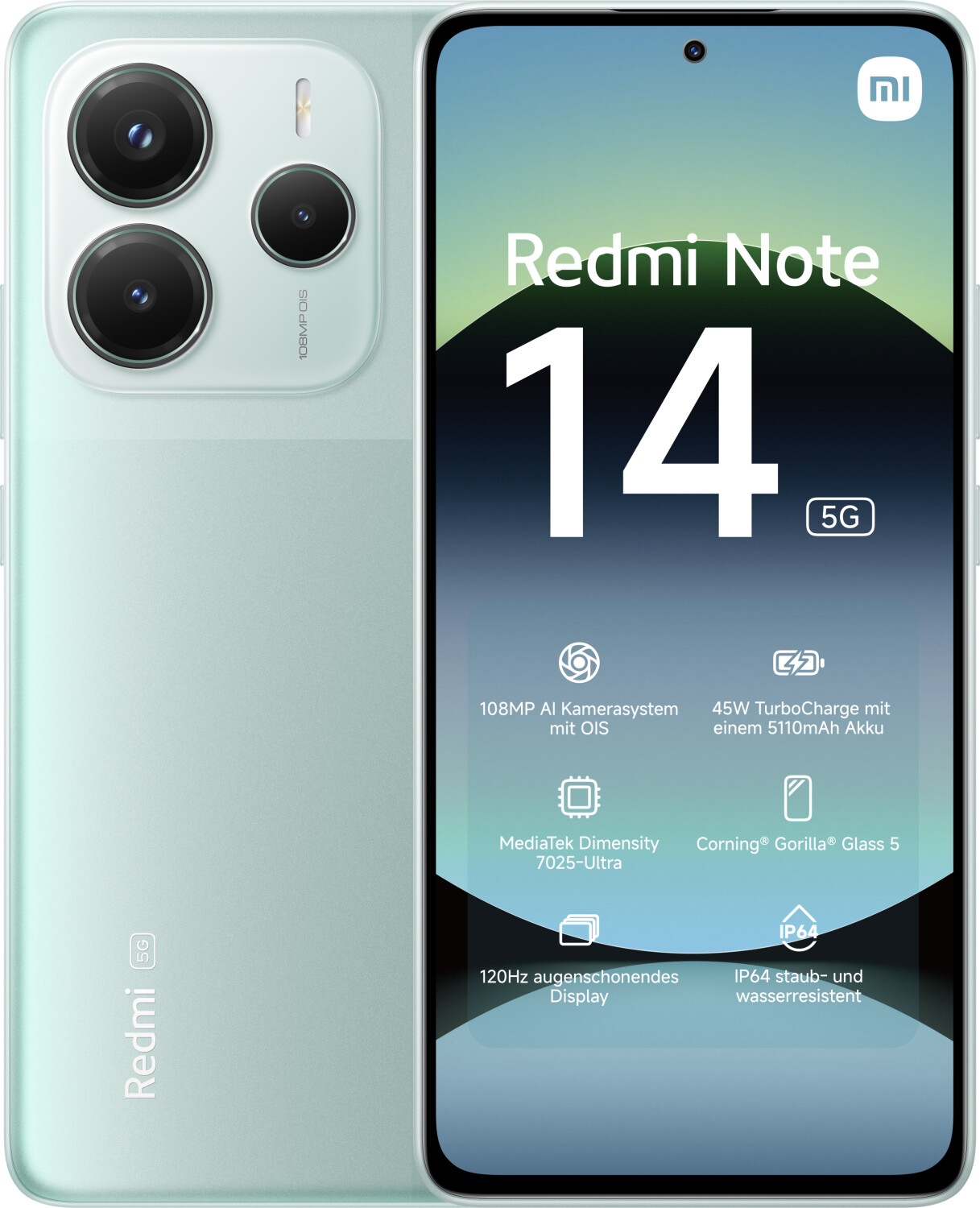 Xiaomi Redmi Note 14 5G 256GB Colar Green
